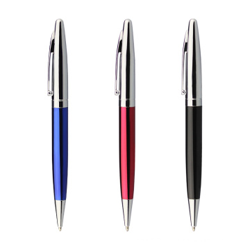 Stationery factory cheap promotional metal writing ballpoint pen